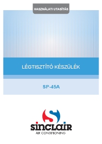 SINCLAIR sp-45a 2020 magyar nyelv hasznlati tmutat